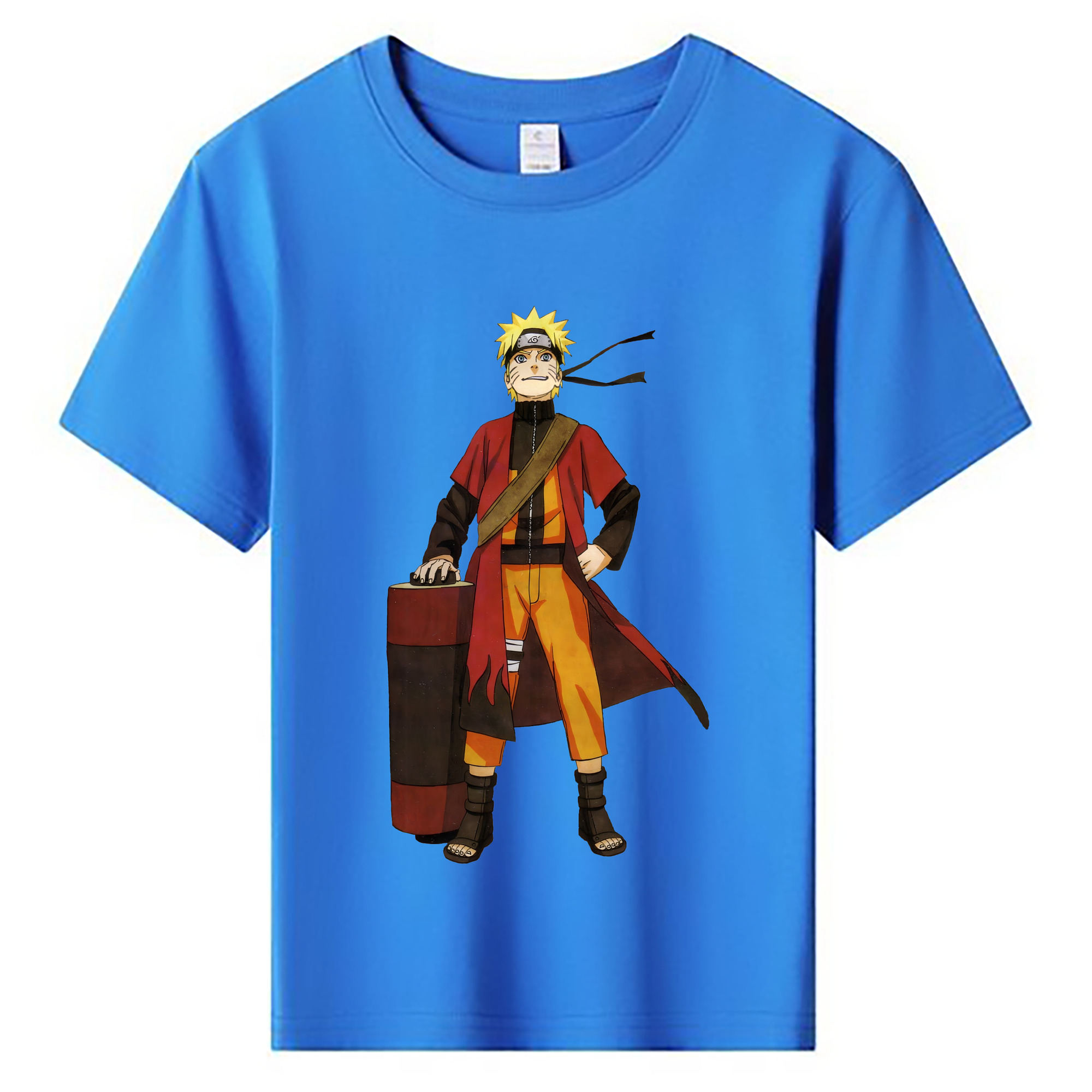 （画像用） NARUTO -ナルト- うずまき ナルト Uzumaki Naruto 綿100％キッズTシャツ（フロントプリント）